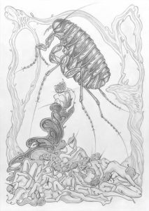 “Mark The Flea” oleh Anita Nyotosetiadi.