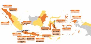Sebaran balai latihan kerja yang berada di bawah langsung Kementerian Ketenagakerjaan. Foto: Kemnaker
